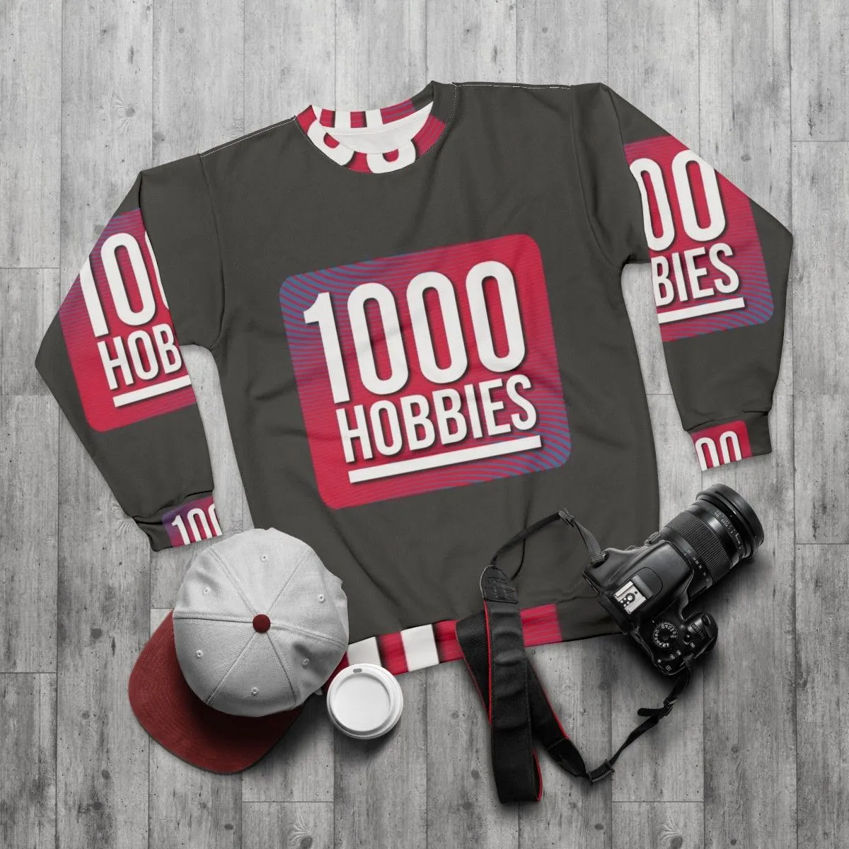 1000 Hobbies Podcast Sweatshirt - Celebrate Your Diverse Interests