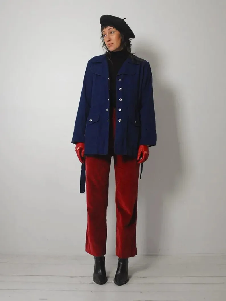1960's Navy Trench Jacket