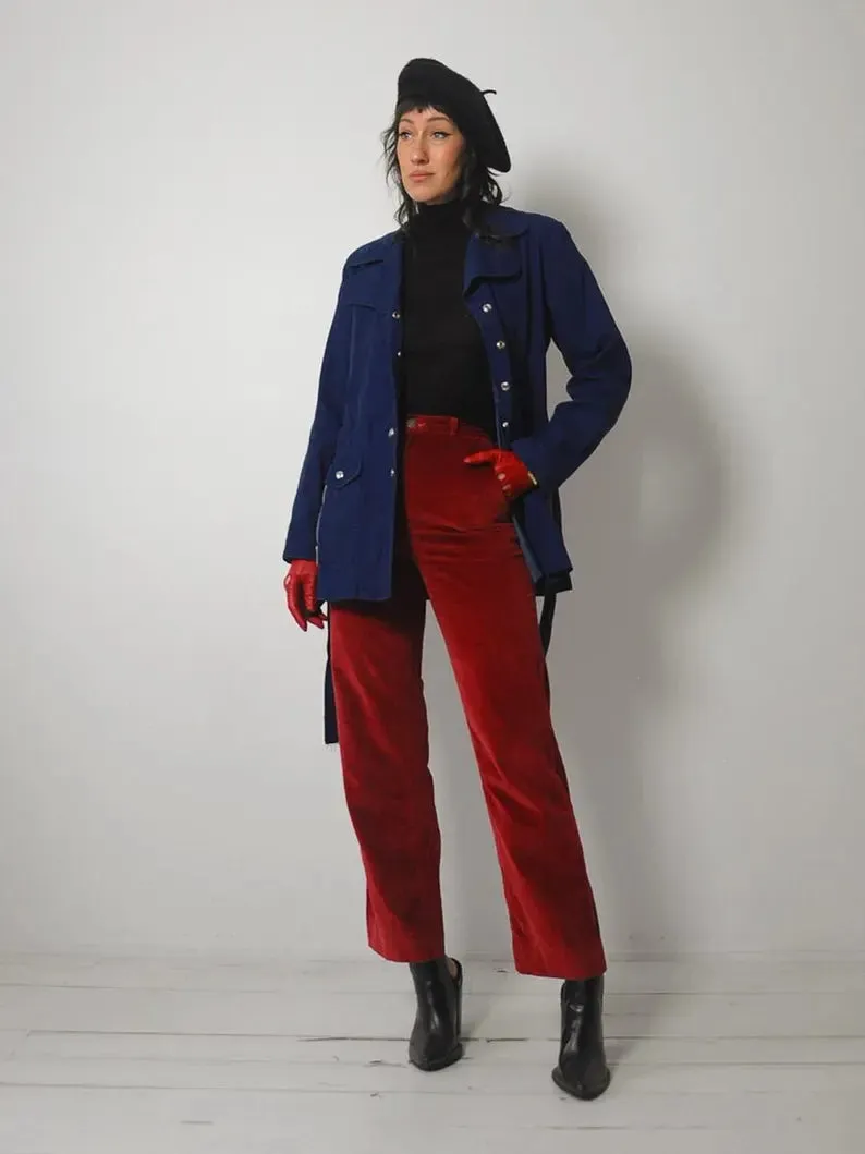1960's Navy Trench Jacket