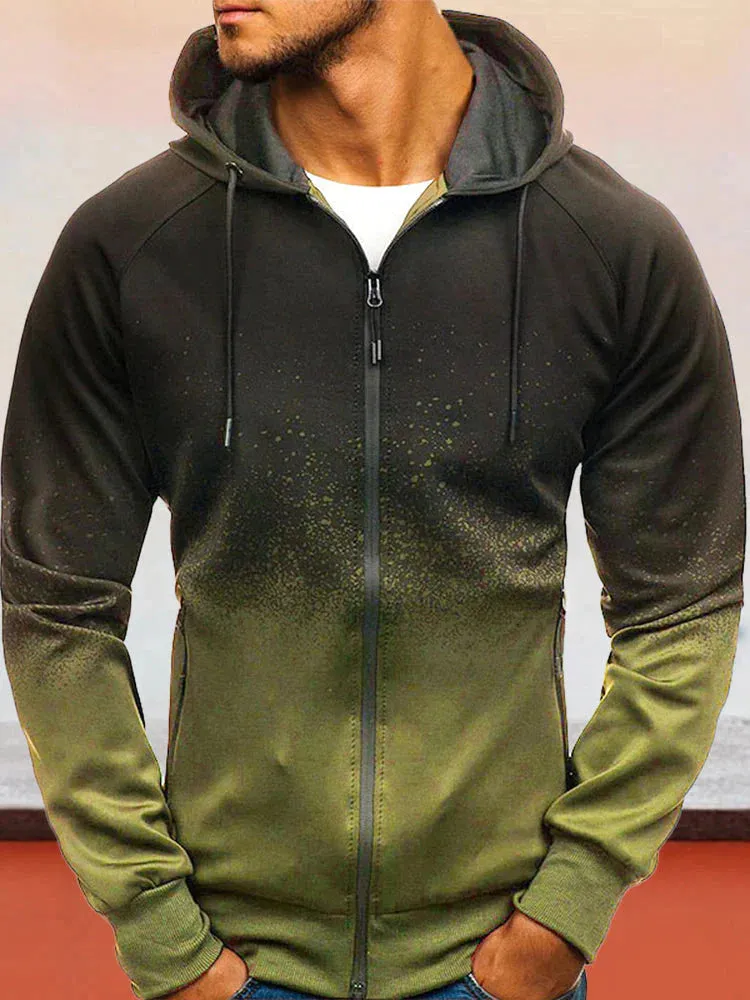 3D digital print hoodie with design coat