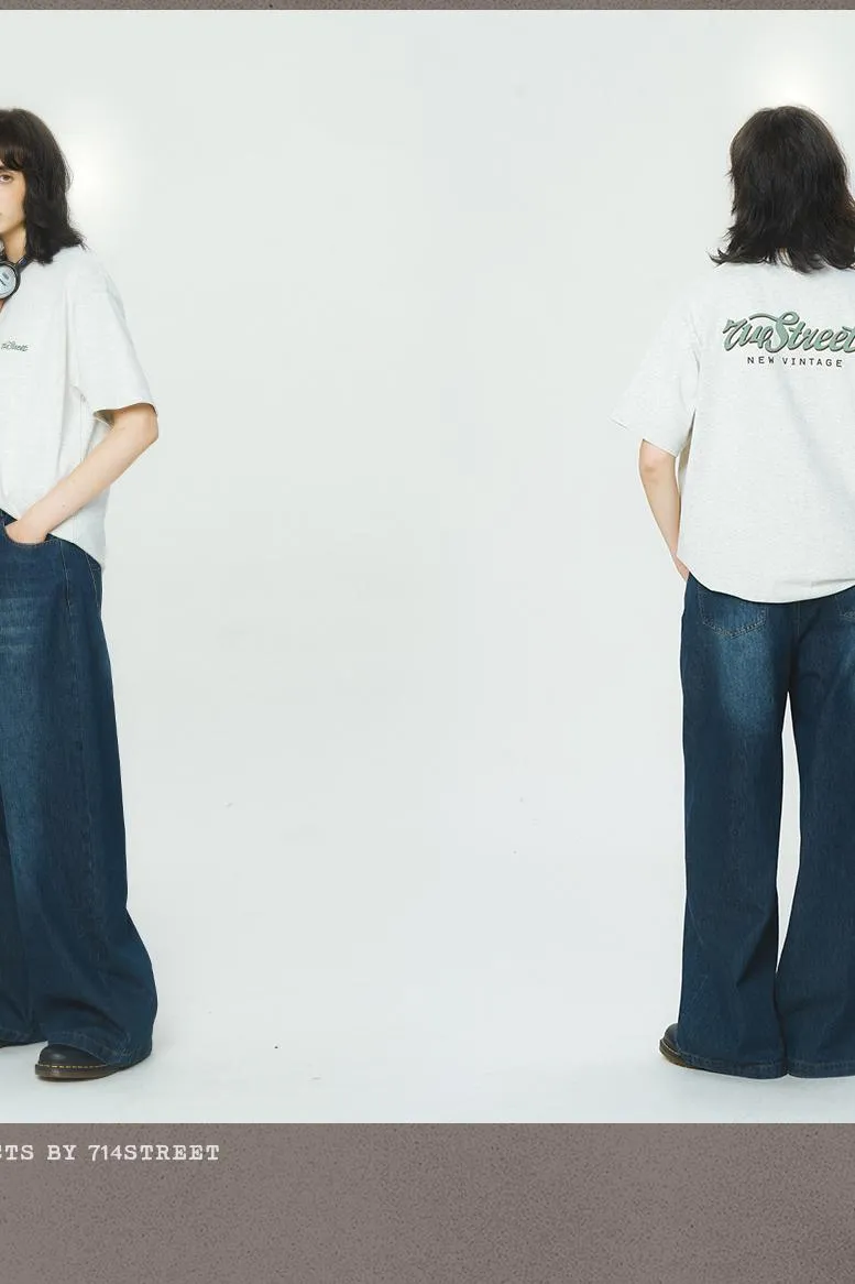 714STREET プリントシンプルTシャツ 714ST012