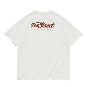 714STREET プリントシンプルTシャツ 714ST012
