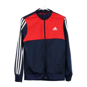 Age 13-14 Adidas Track Jacket - Large Navy Polyester