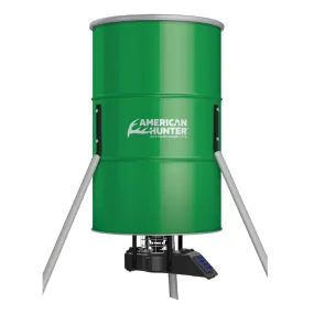 American Hunter 350lb Tripod Feeder w Updated Sunslinger Kit