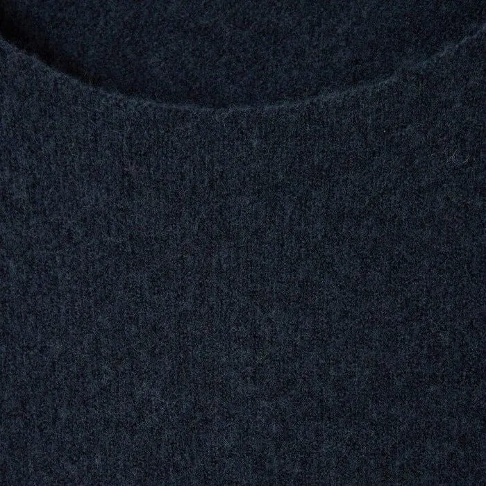 American Vintage Women's Jumper Damsville in Navy Blue Black Melange
