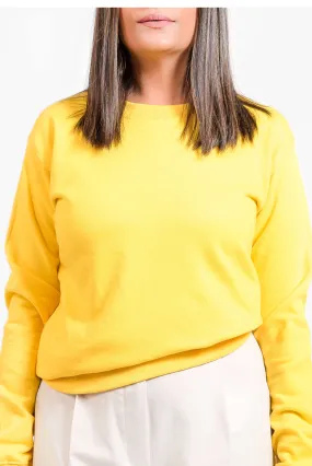 Basic Yellow Sweatshirt // Women