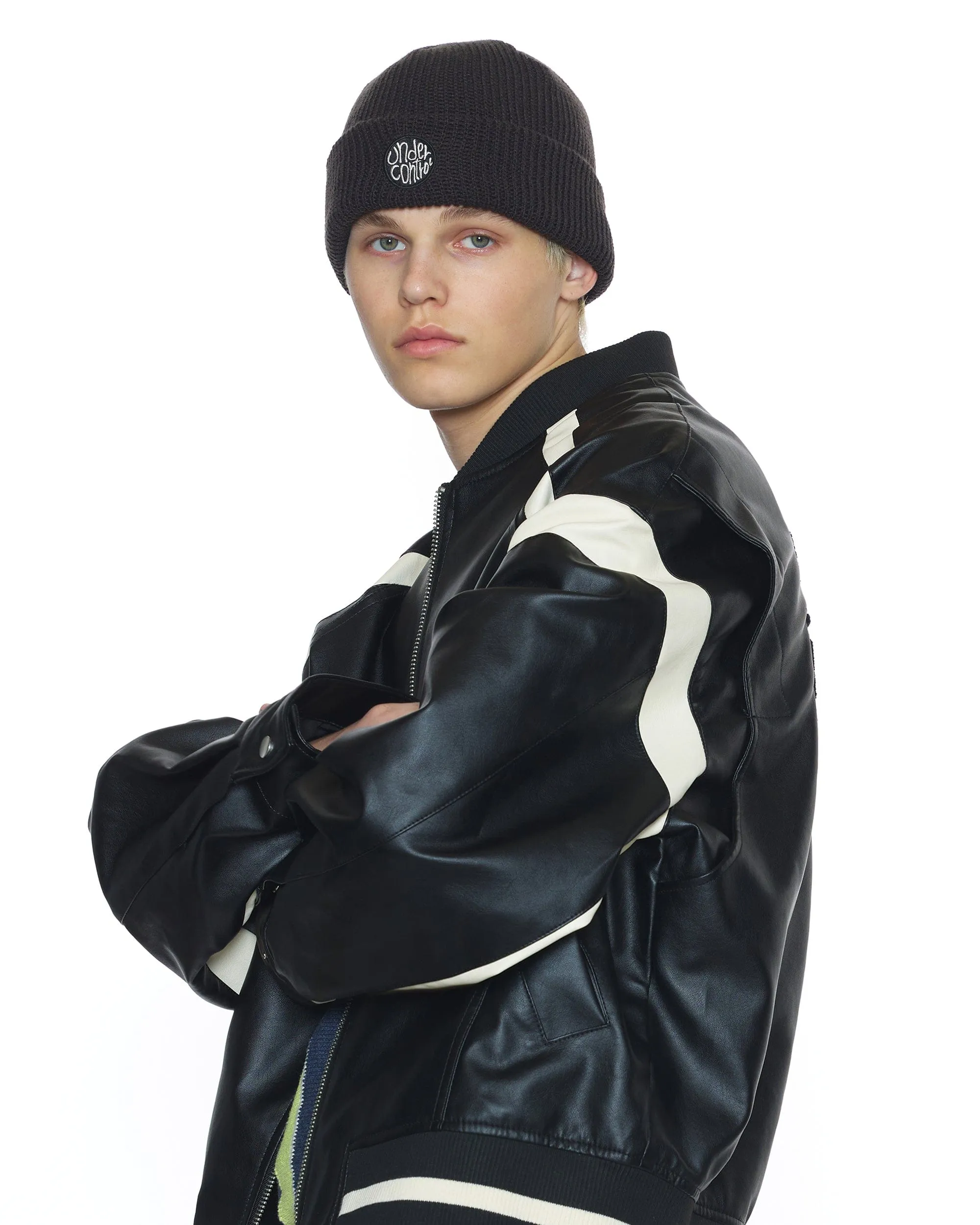 BEANIE / TRIBAL CIRCLE / M CHARCOAL