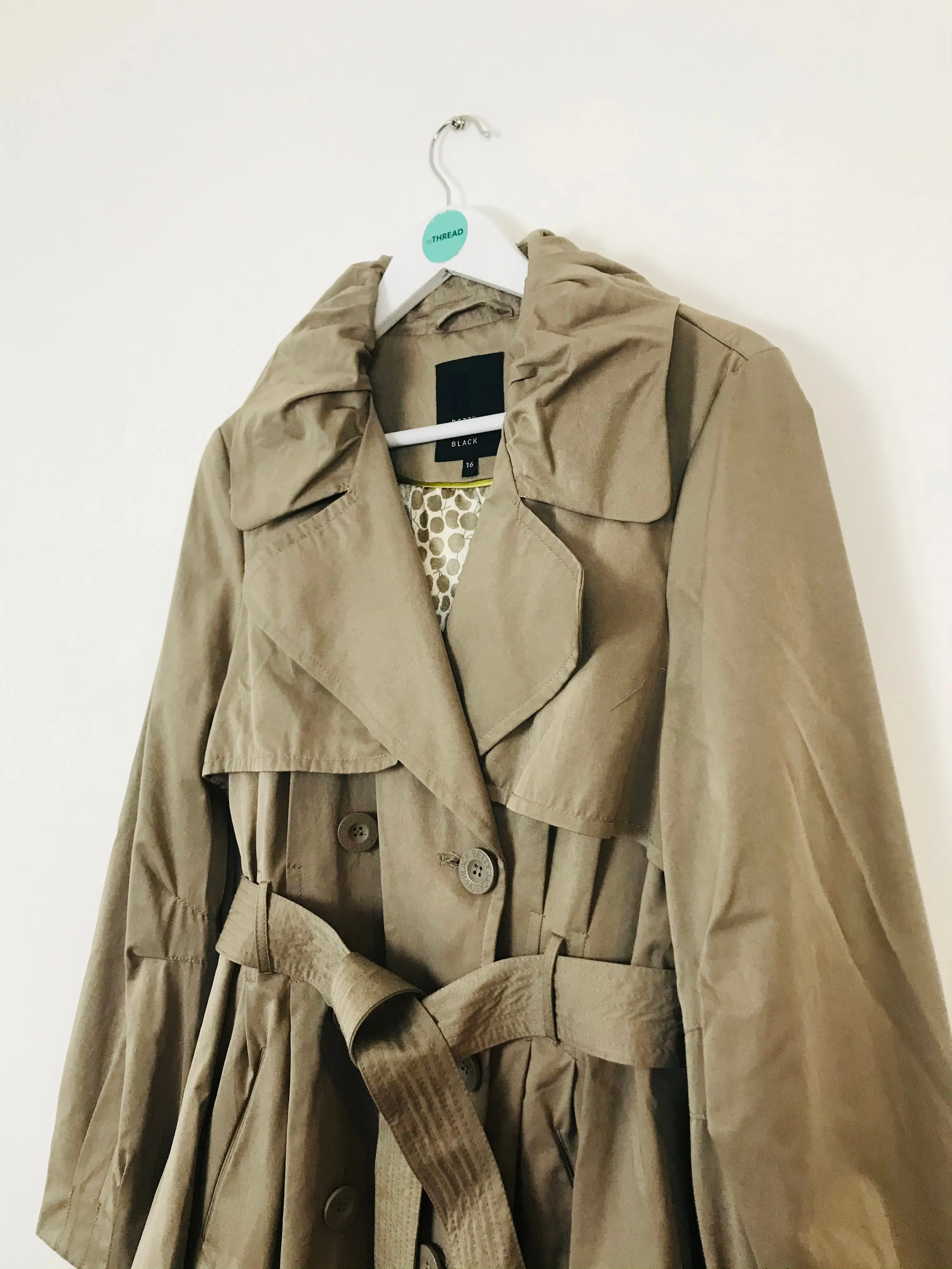 Betty Jackson Women’s Trench Coat | UK16 | Green
