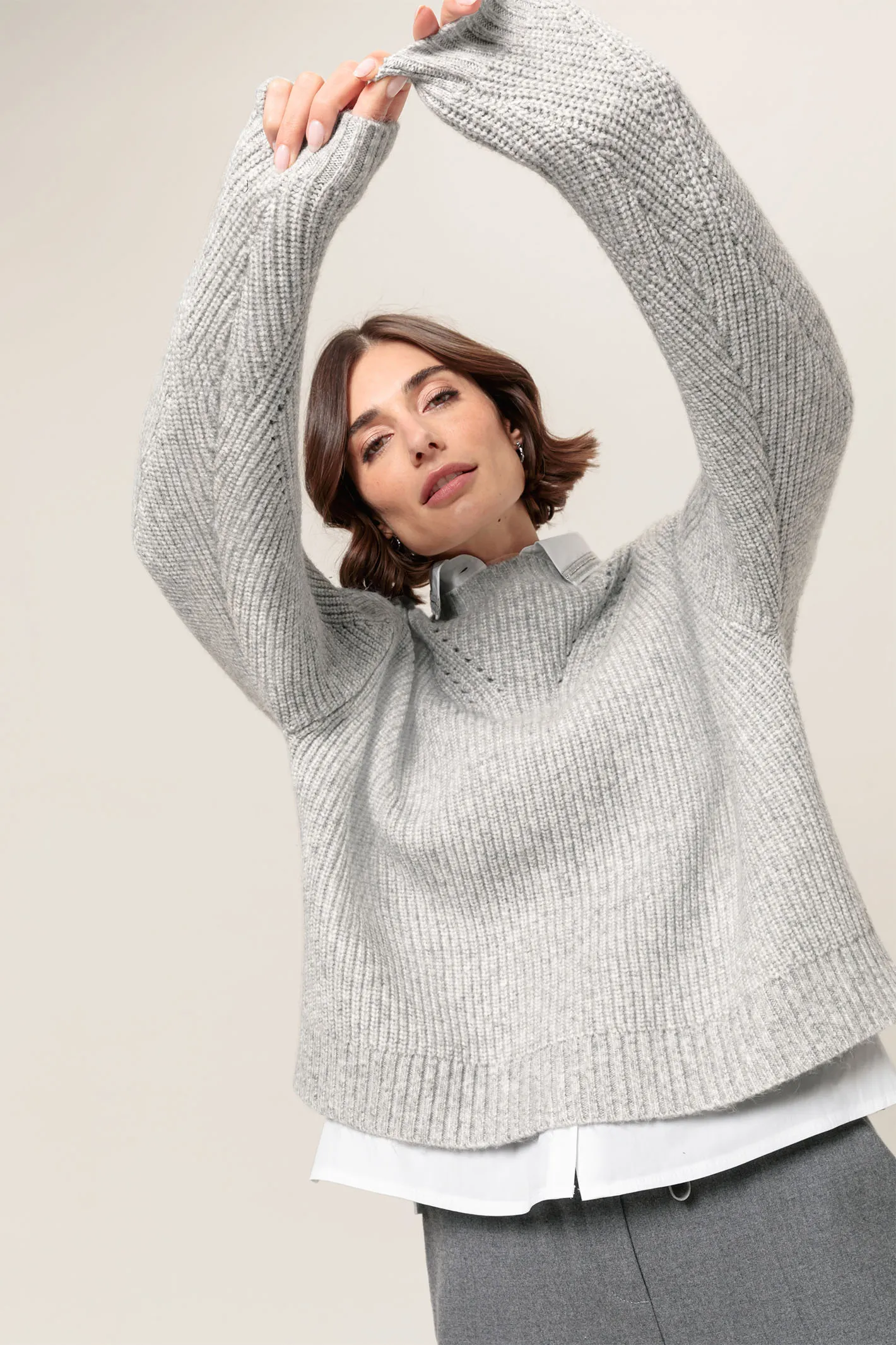 Bianca 48023 Sterling Silver Grey (782) Otis Jumper