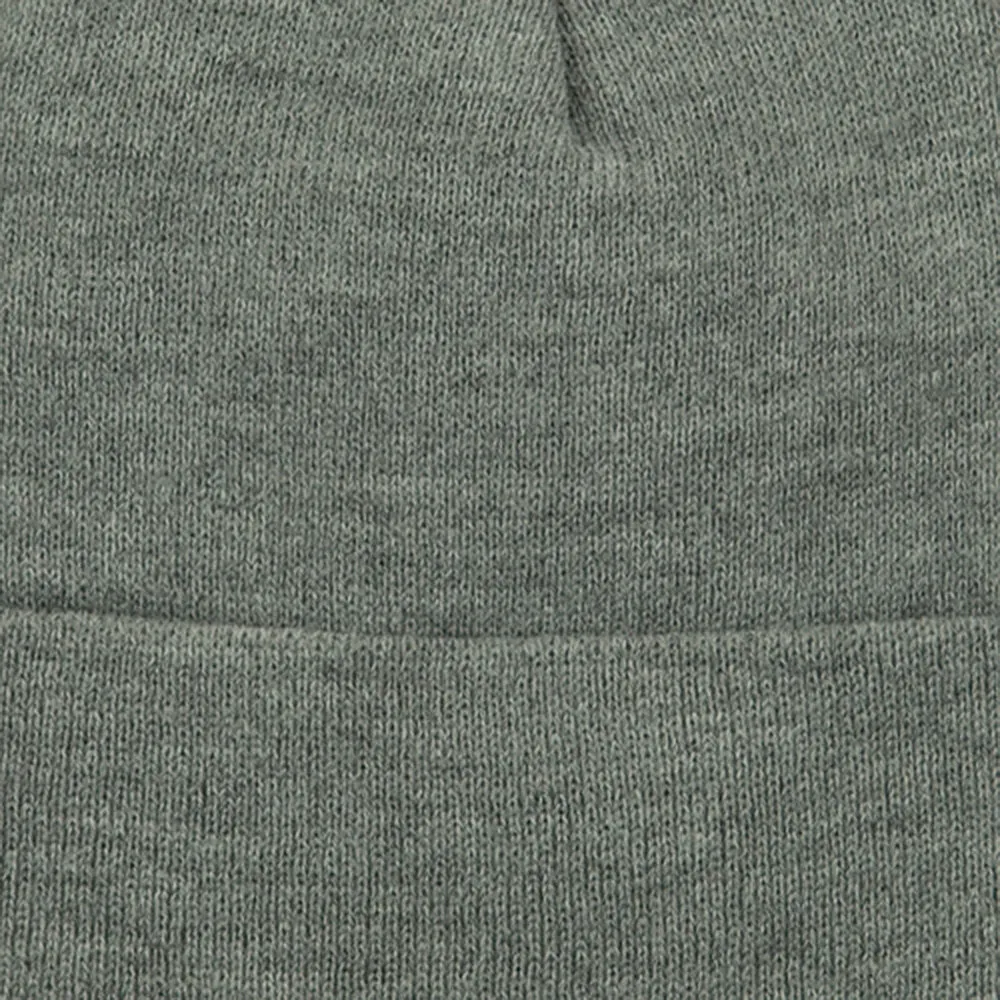Big Stretch Plain Cuff Long Beanie