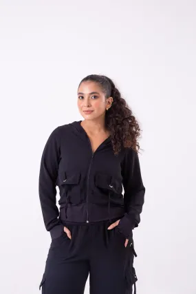 Black Cargo Jacket