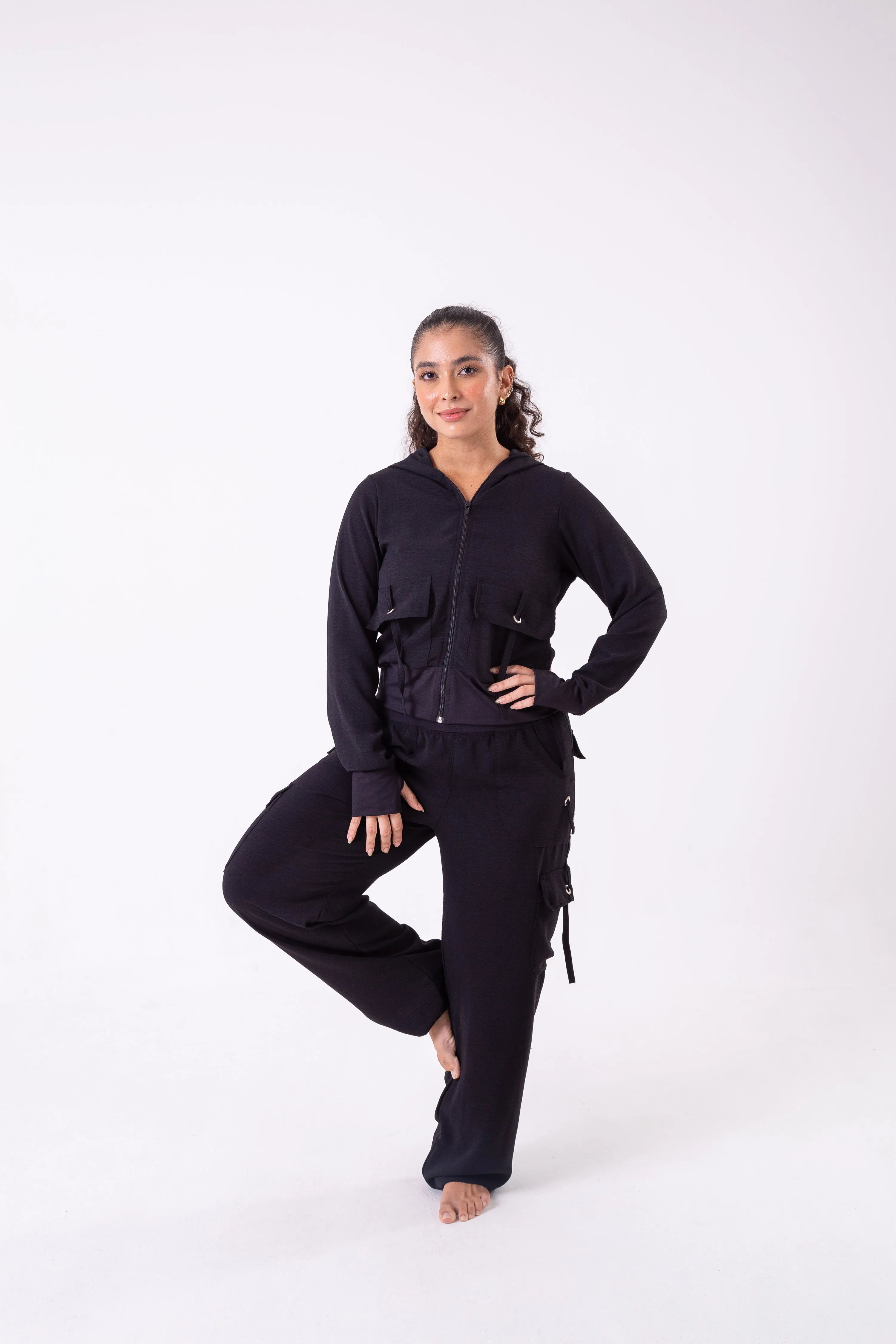 Black Cargo Jacket