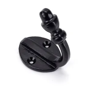 Black Coat Hook | From The Anvil