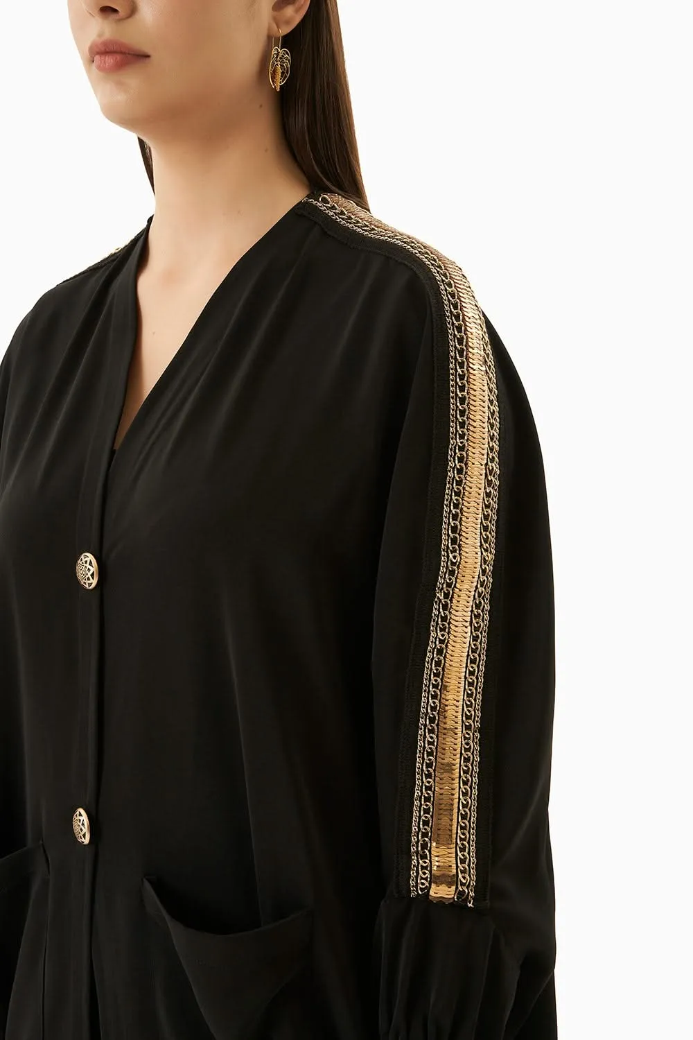 Black Stella Kimono Set