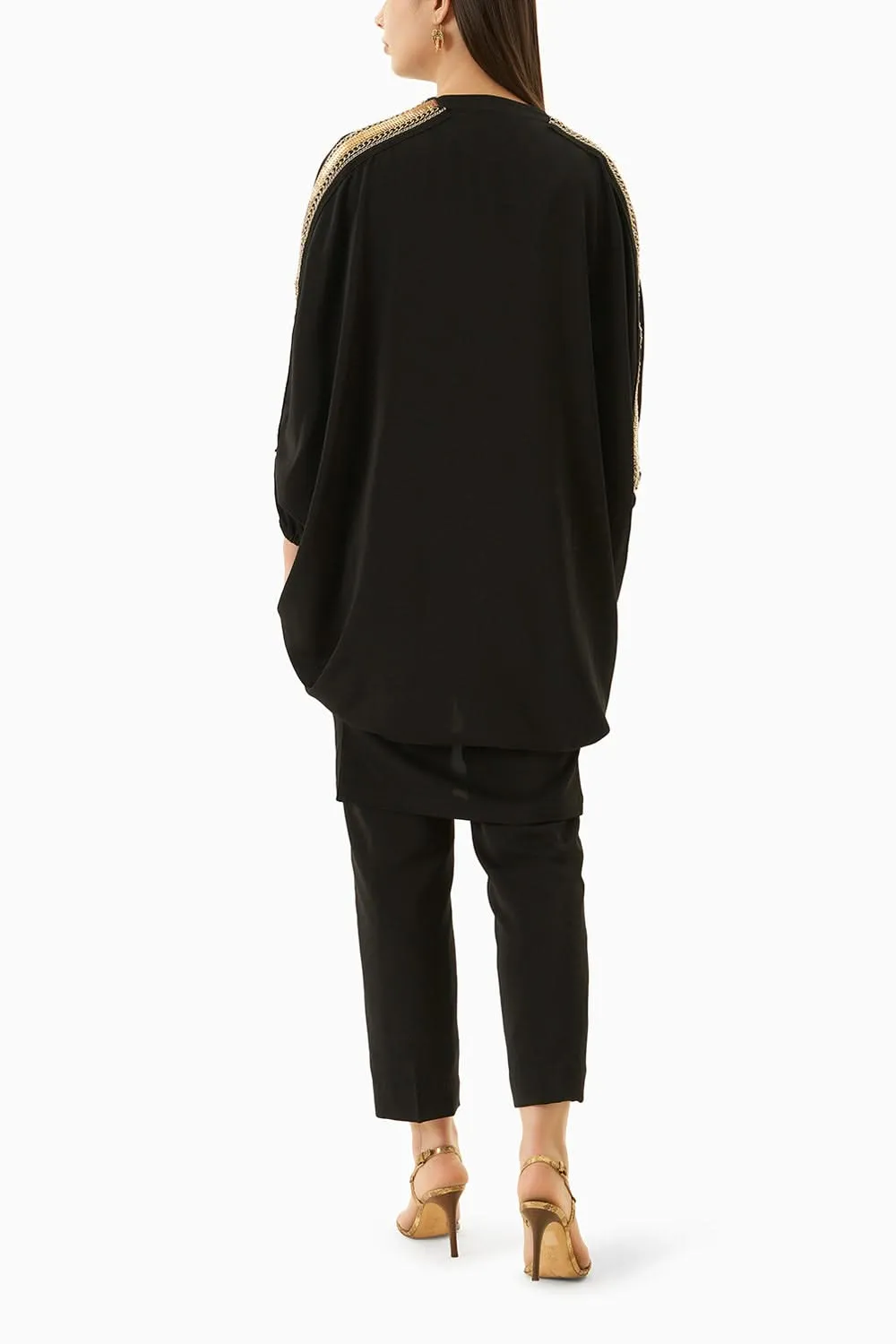 Black Stella Kimono Set