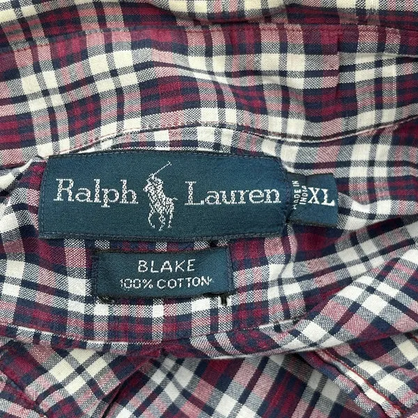 Blake Ralph Lauren Checked Shirt - XL Multicoloured Cotton