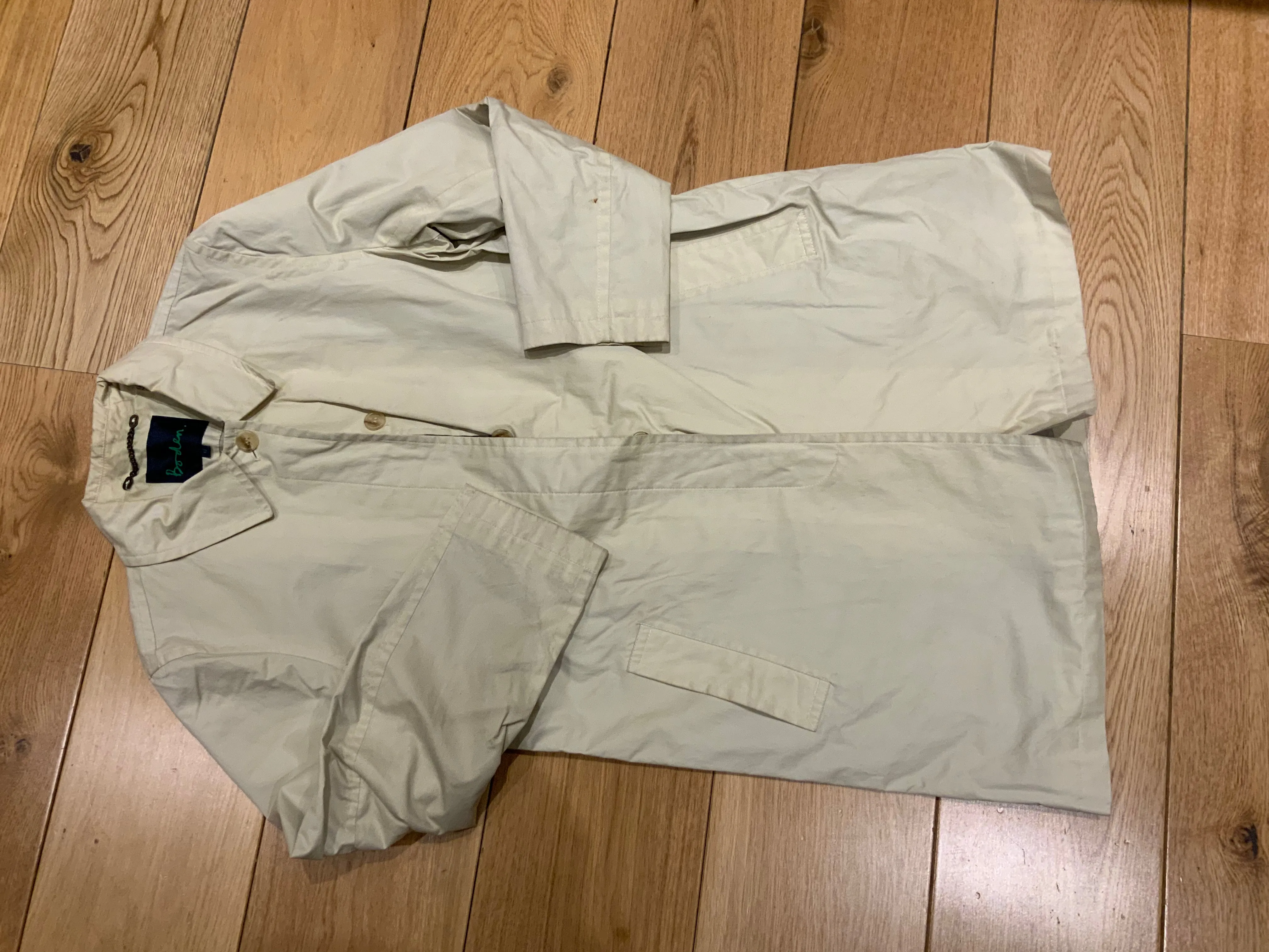 BODEN Beige Trench Coat Size UK 12 ladies