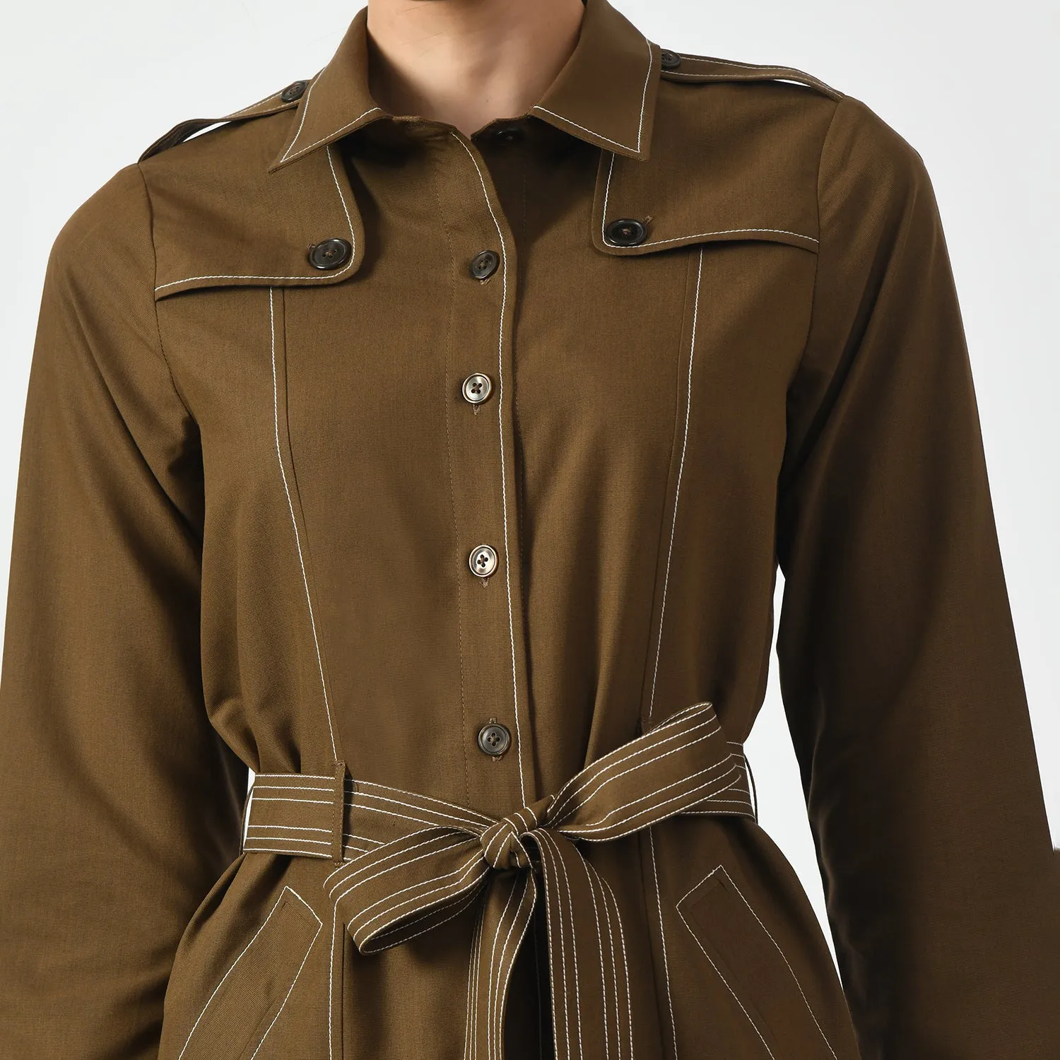 Brown Trench Coat