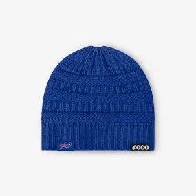 Buffalo Bills Womens Solid Ponytail Beanie