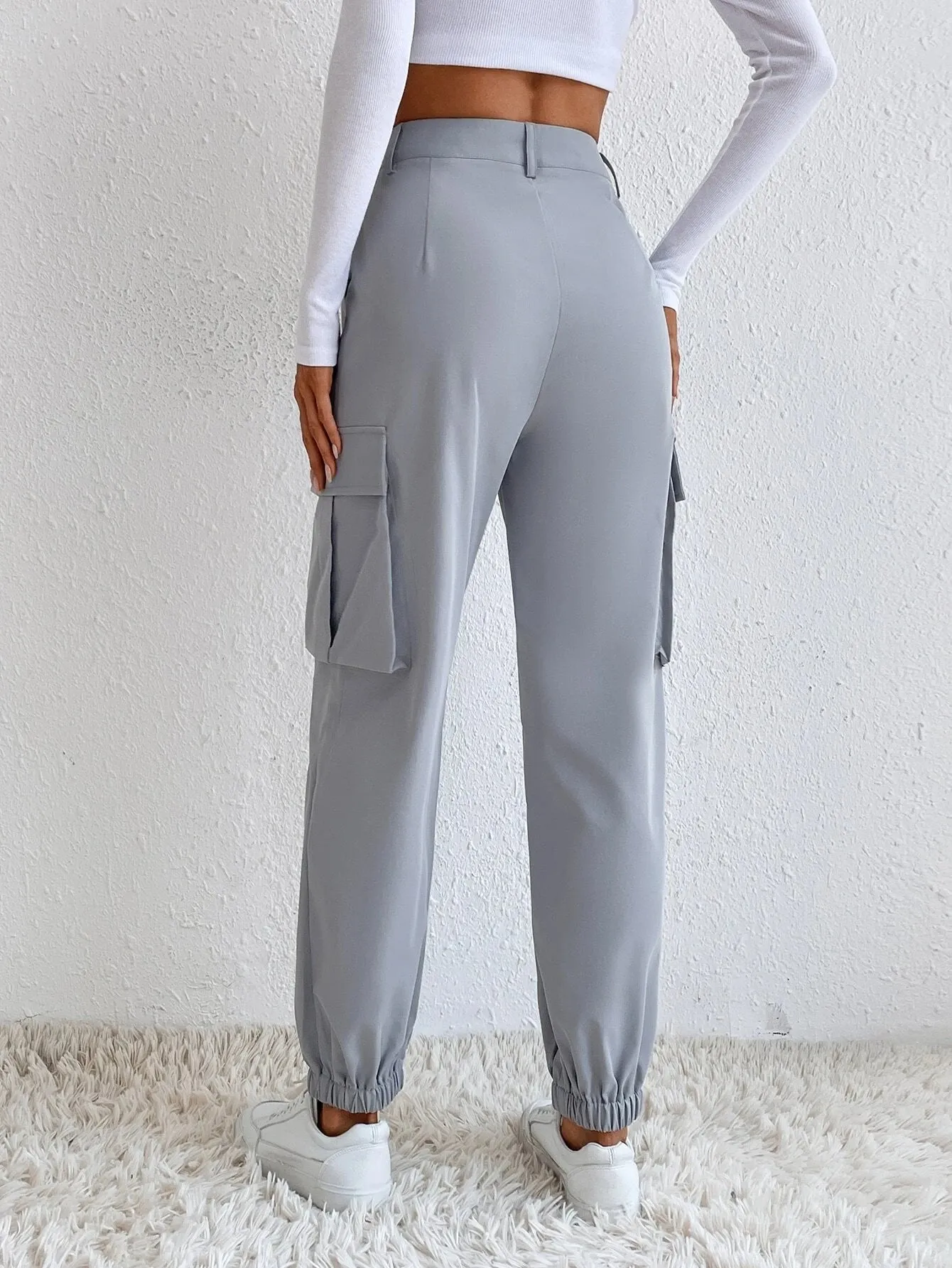 Cargo Pants With Slant Pocket