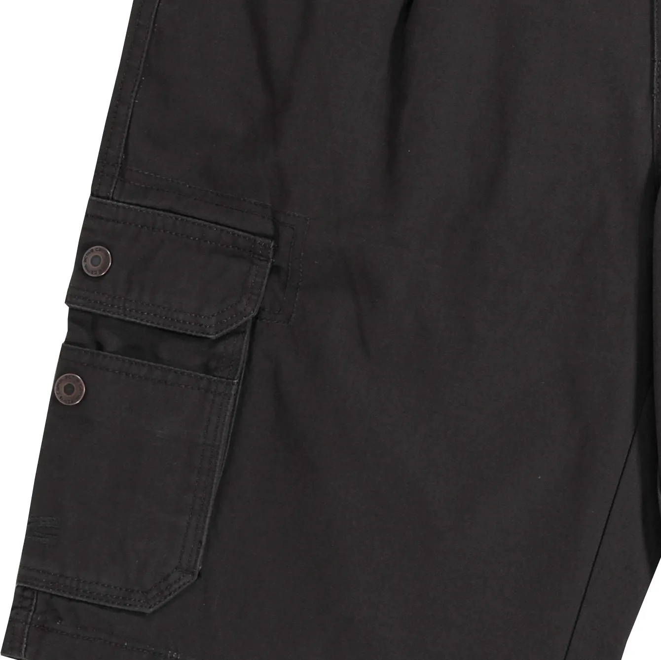 Cargo Shorts in Regular Fit with Pleats and Multipockets in 3 Colours Solid Cotton Canvas