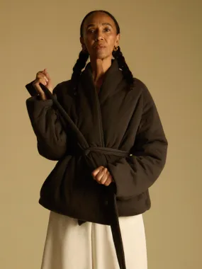 Cashmere and Cotton Padded Jacket