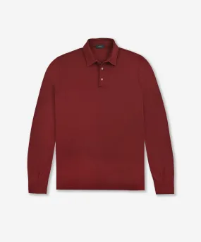 Certified interlock cotton slim fit polo shirt