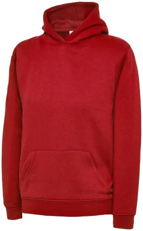 Childrens Classic Hooded Sweatshirt | Red