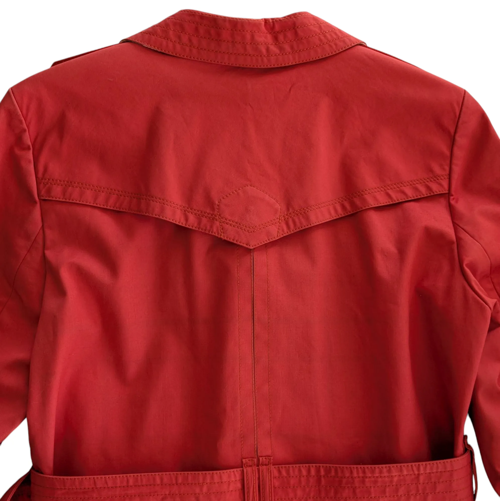 Coach Signature Trench Coat Size 8