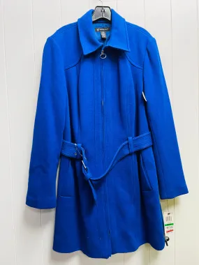 Coat Trench Coat By Inc In Blue, Size: L