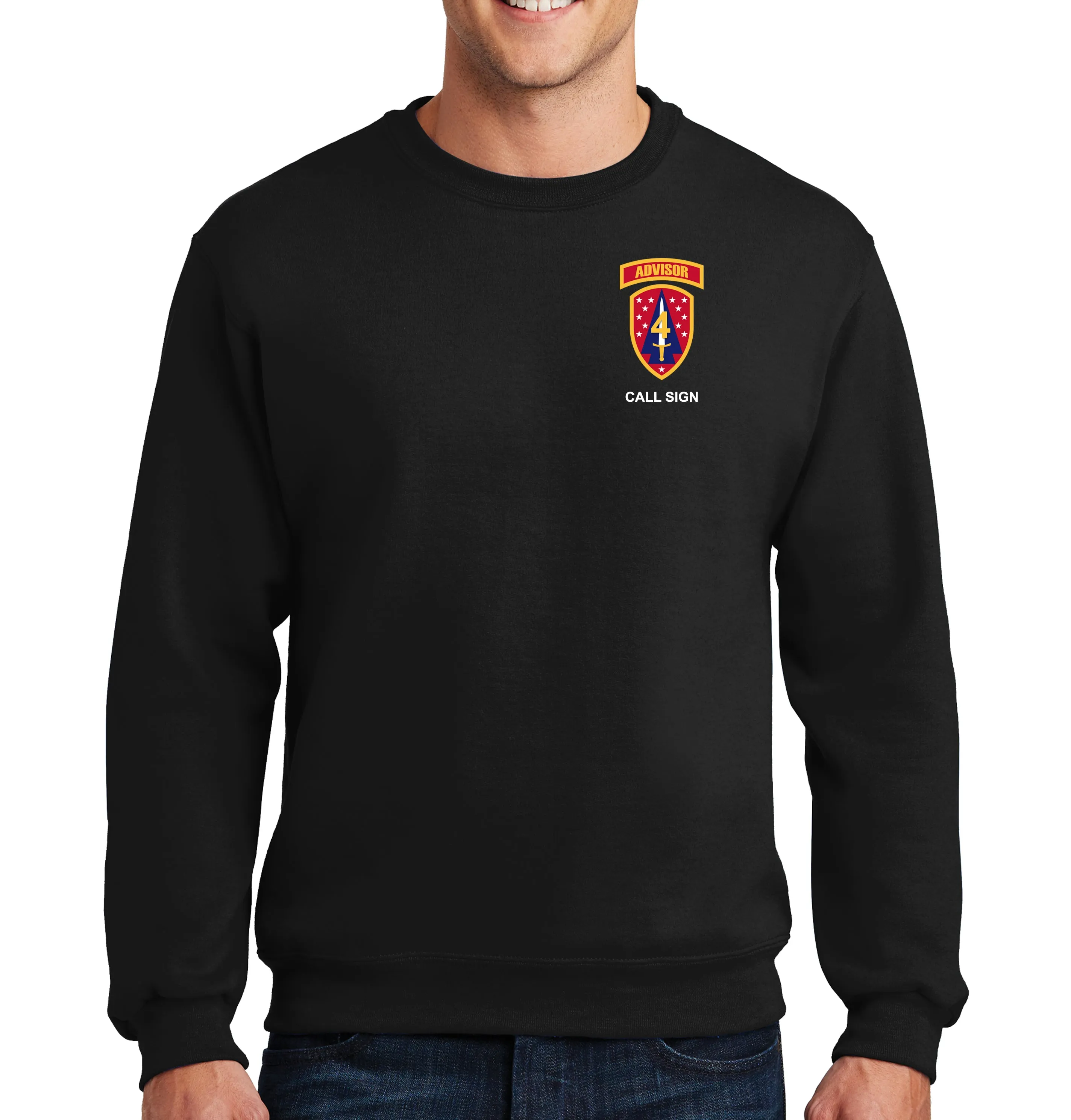 Crewneck Unisex Sweatshirt. This sweatshirt IS Approved for PT