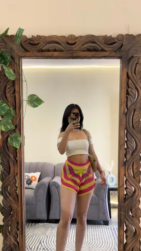 Crochet shorts 30 waist