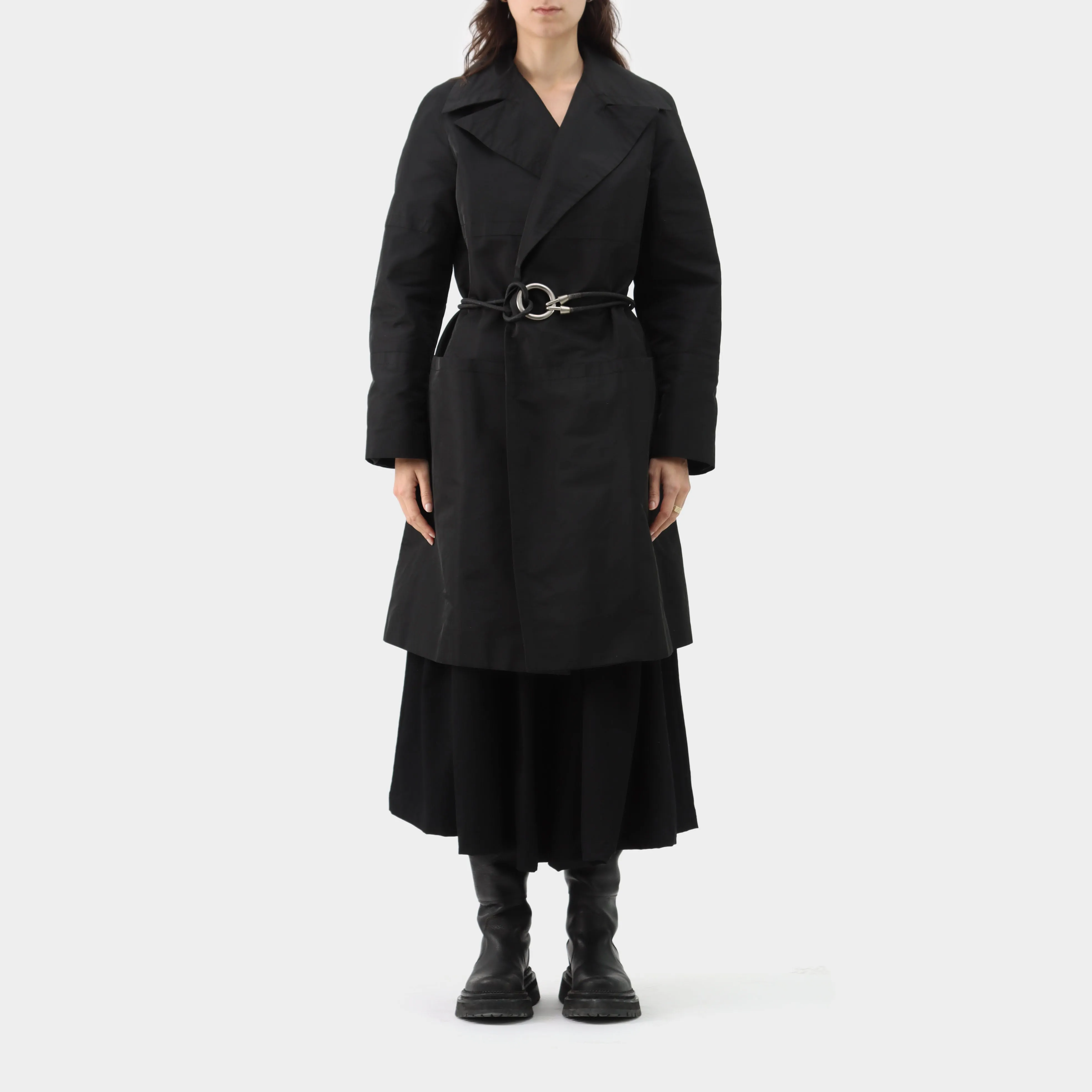 Dirk Bikkembergs Bungee Cord Trench Coat