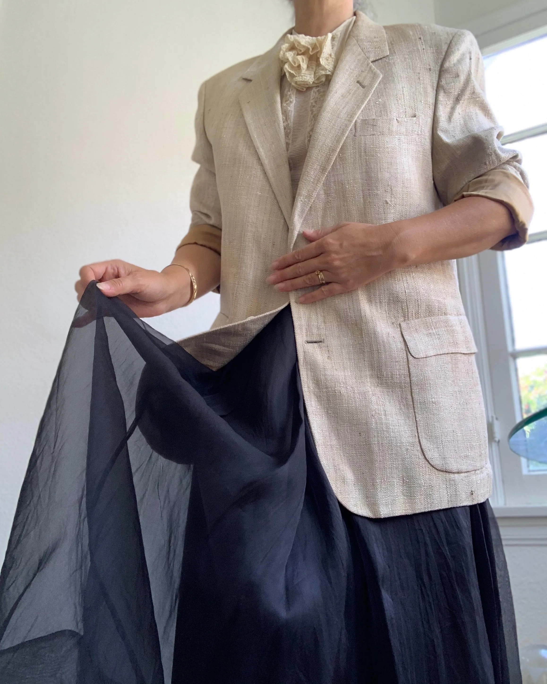DKNY Silk Skirt