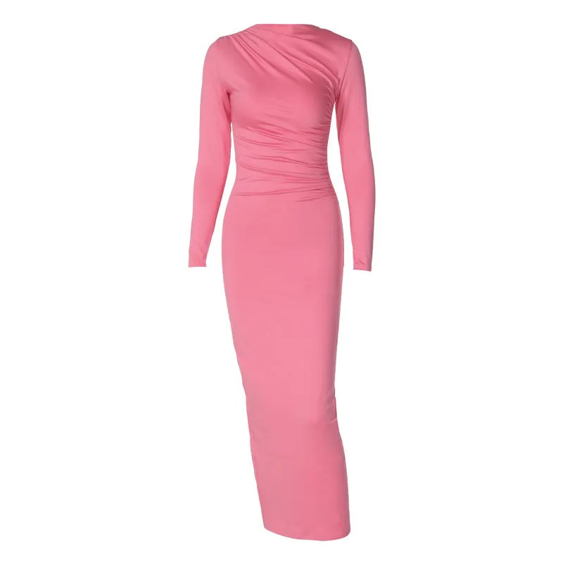 Donna Long Sleeve Sexy Maxi Dress