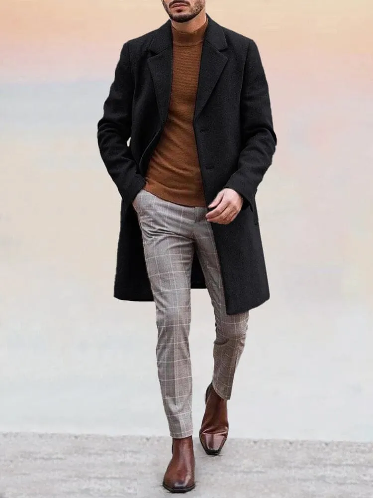 Double-sided Tweed Coat
