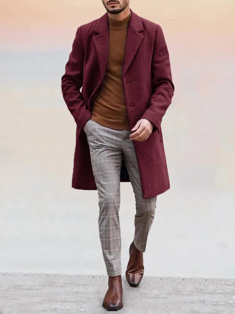 Double-sided Tweed Coat