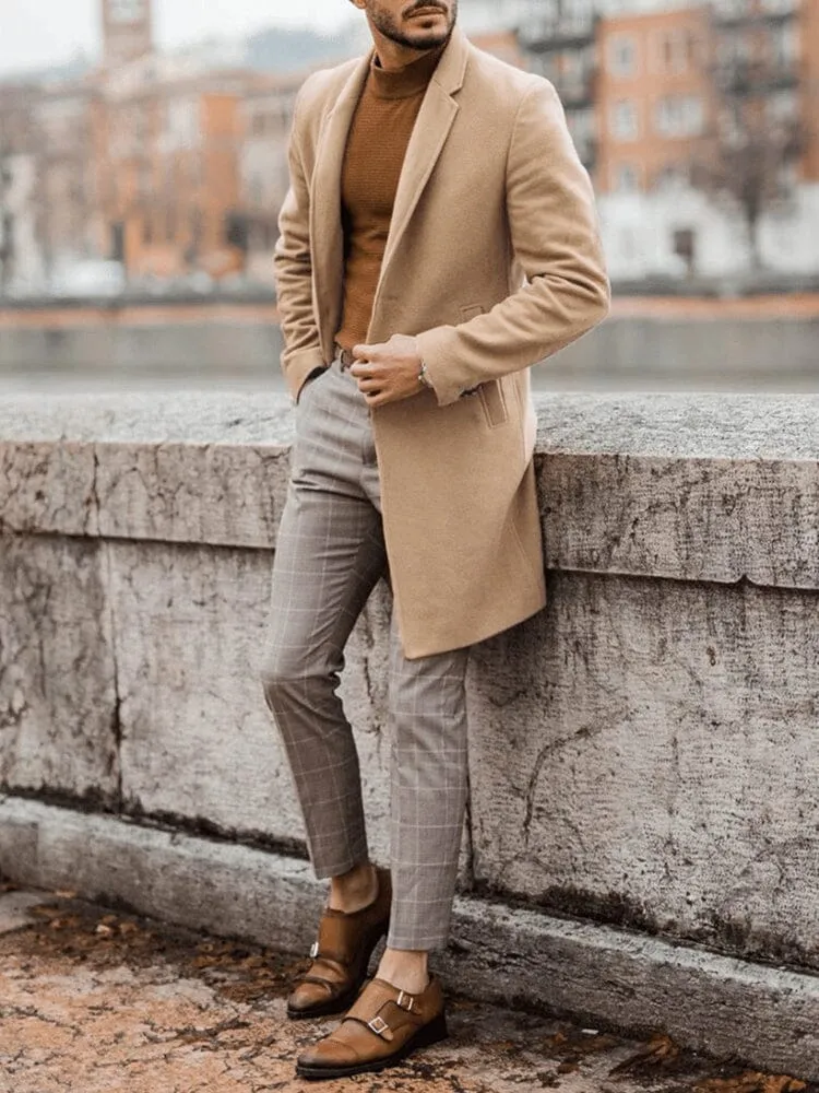 Double-sided Tweed Coat