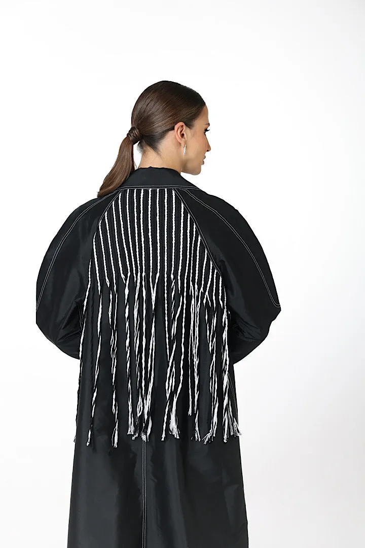 DOUBLE STITCHED TRENCH-COAT “HELLO SAMANTHA”