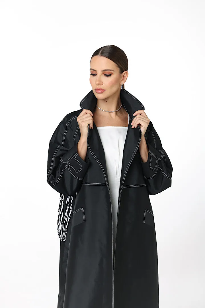 DOUBLE STITCHED TRENCH-COAT “HELLO SAMANTHA”