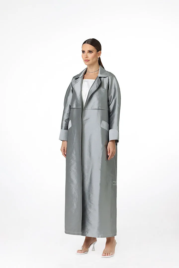 DOUBLE STITCHED TRENCH-COAT “HELLO SAMANTHA”