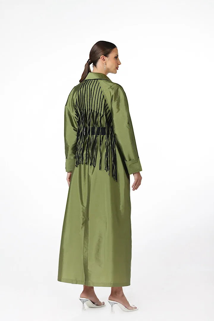 DOUBLE STITCHED TRENCH-COAT “HELLO SAMANTHA”