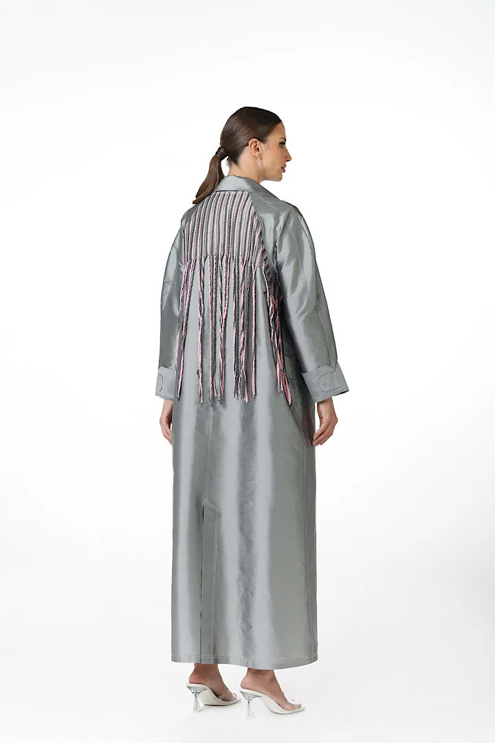 DOUBLE STITCHED TRENCH-COAT “HELLO SAMANTHA”