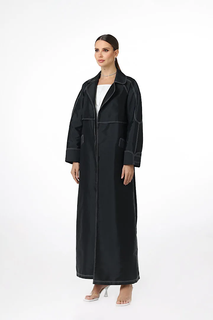 DOUBLE STITCHED TRENCH-COAT “HELLO SAMANTHA”
