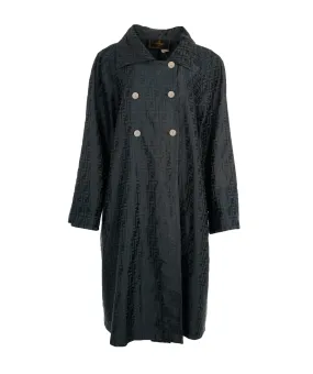 Fendi FF Trench Zucca Coat  ALL0538