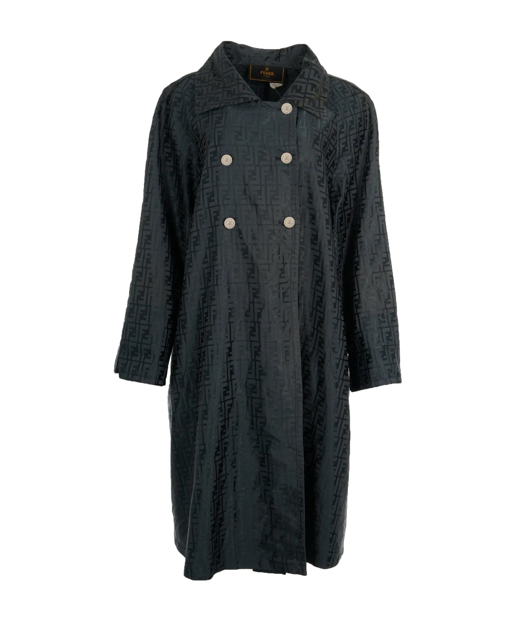 Fendi FF Trench Zucca Coat  ALL0538