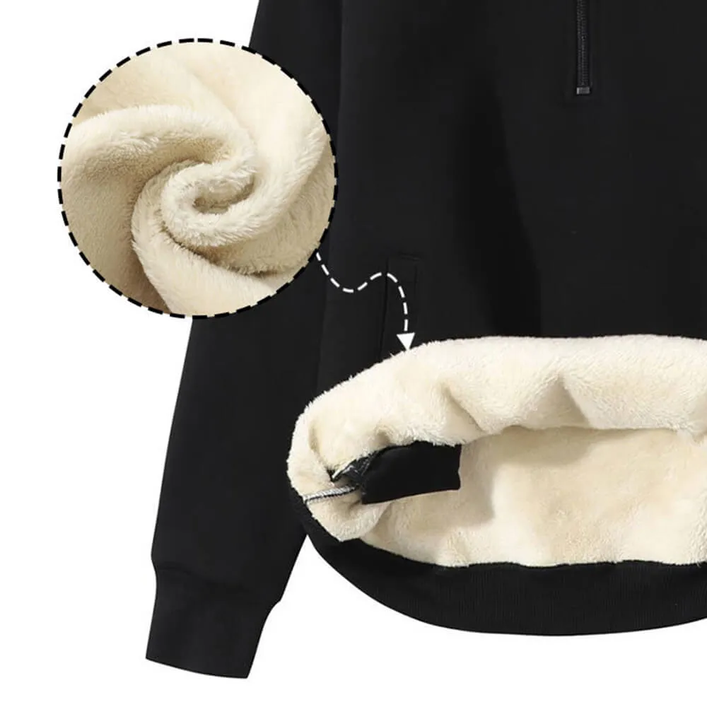 Flower Butterfly Believe Cross Stand Collar Zip Fleece Sweatshirt