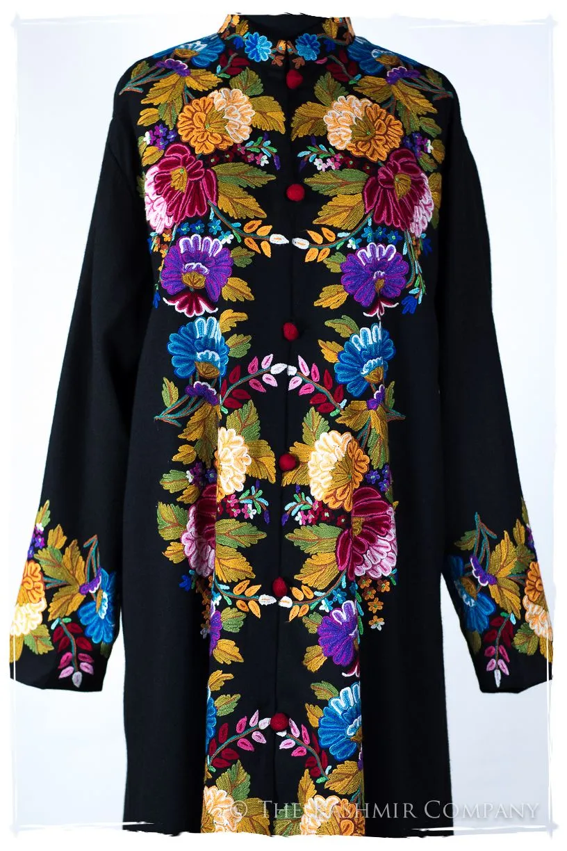 Française Florentine Renoir Noir Wool Coat