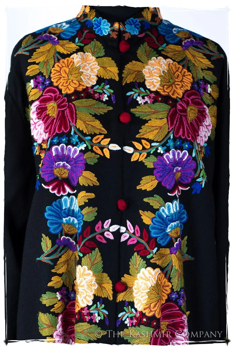 Française Florentine Renoir Noir Wool Coat