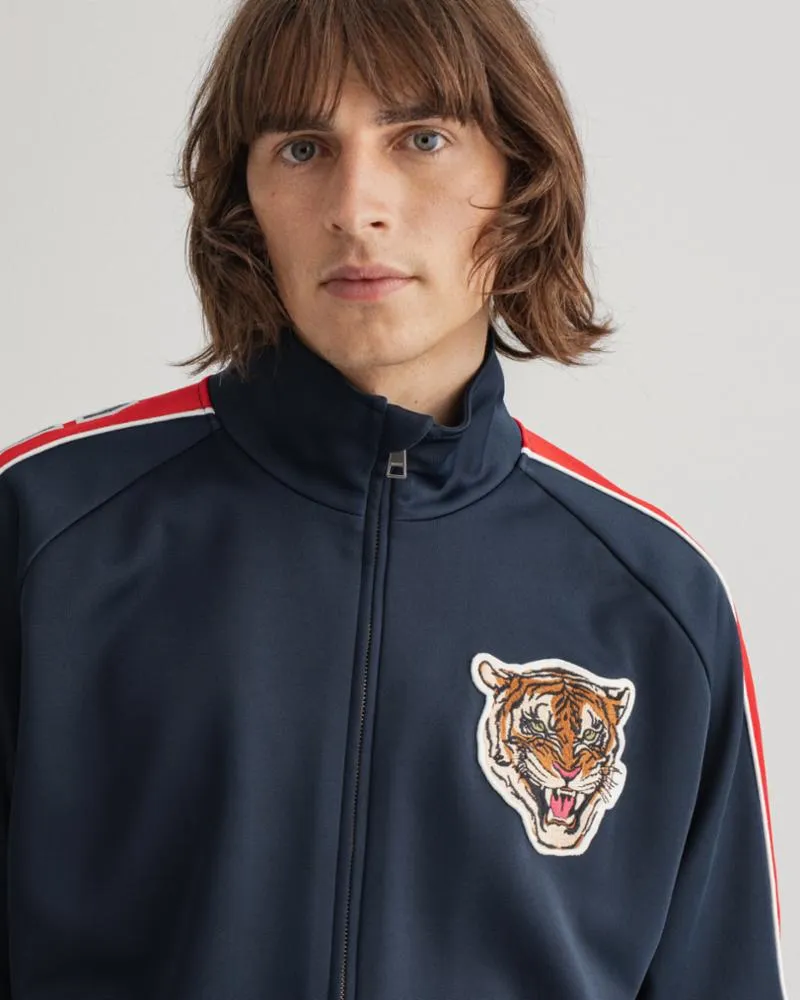 Gant Apparel Mens TIGER TRACK SUIT JACKET 433/EVENING BLUE